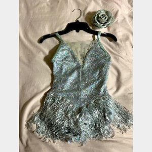 Weissmans Dance Costume with flower head piece